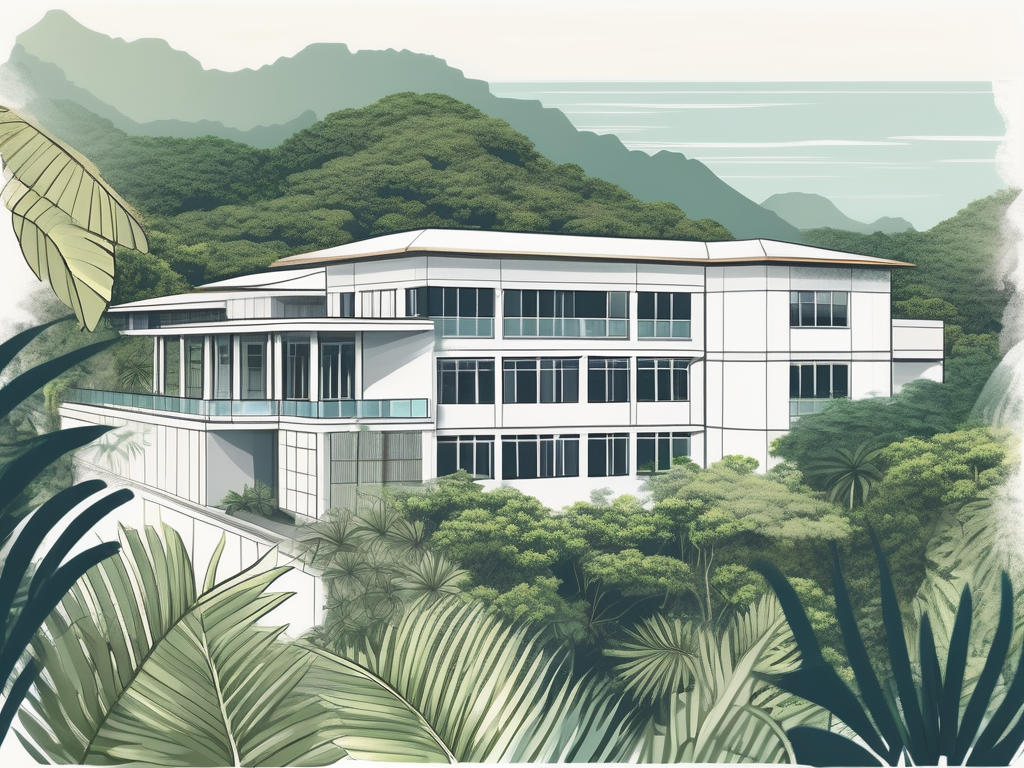 An international school building in phuket