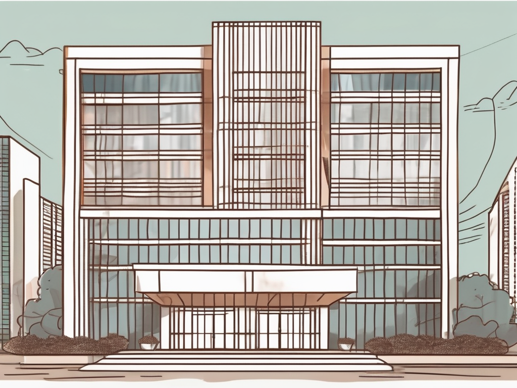 The shanghai rego international school building with a desk