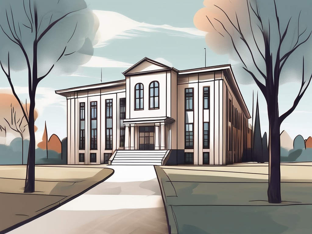 The smic private school building with a path leading towards it