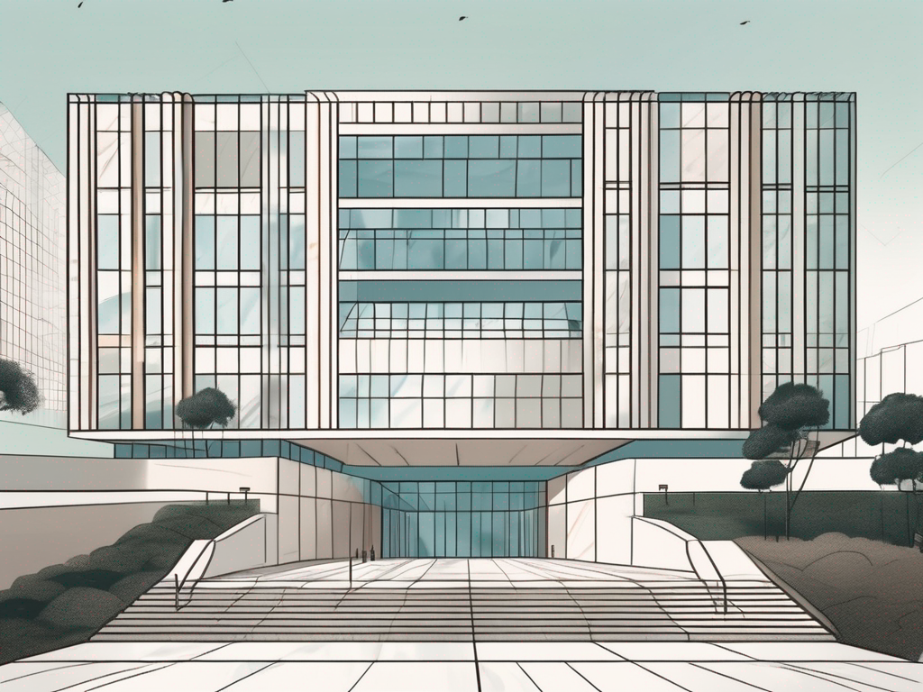 The qsi international school of shekou building with a path leading up to it