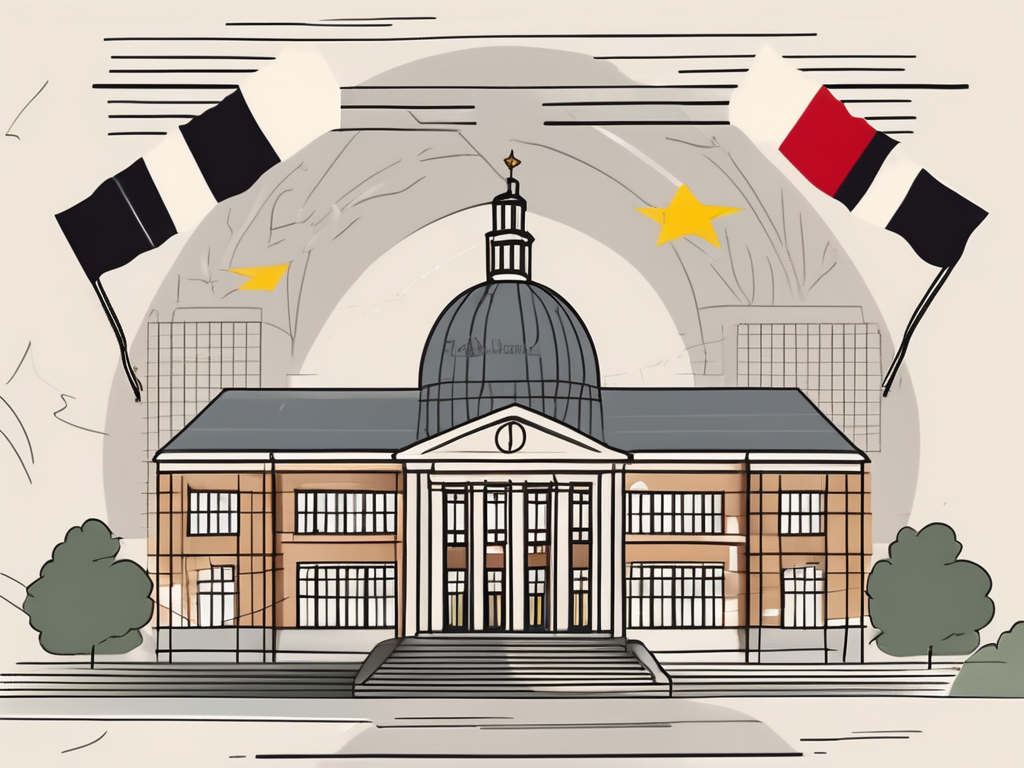 The st. john's international school building in belgium