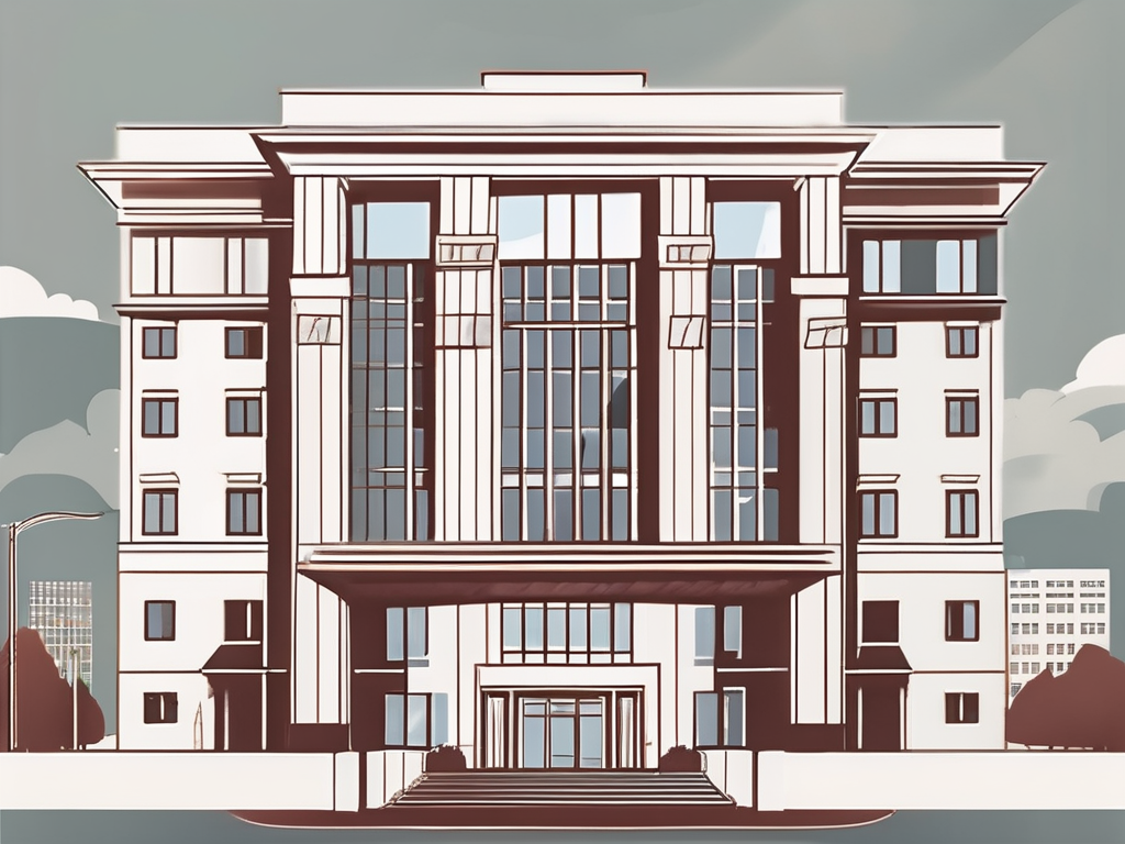 The vienna international school building with a backdrop of austrian landmarks