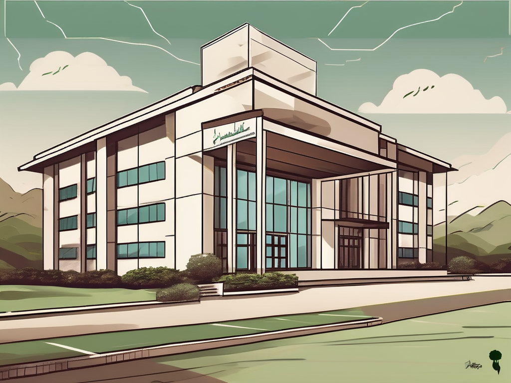 The international school of islamabad building with a background of pakistan's landscape