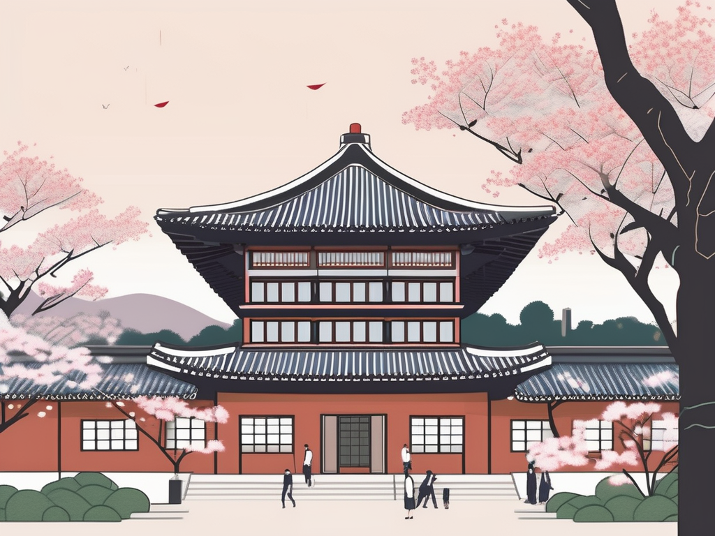 Dulwich college seoul with its iconic architecture