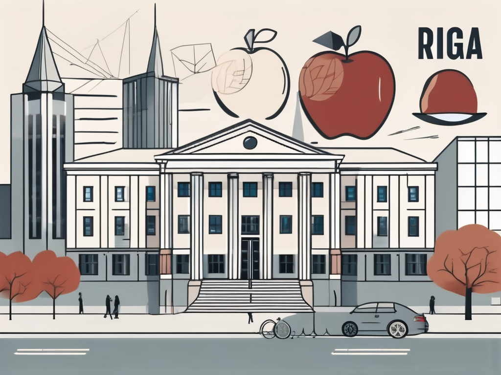 The riga international school building in latvia