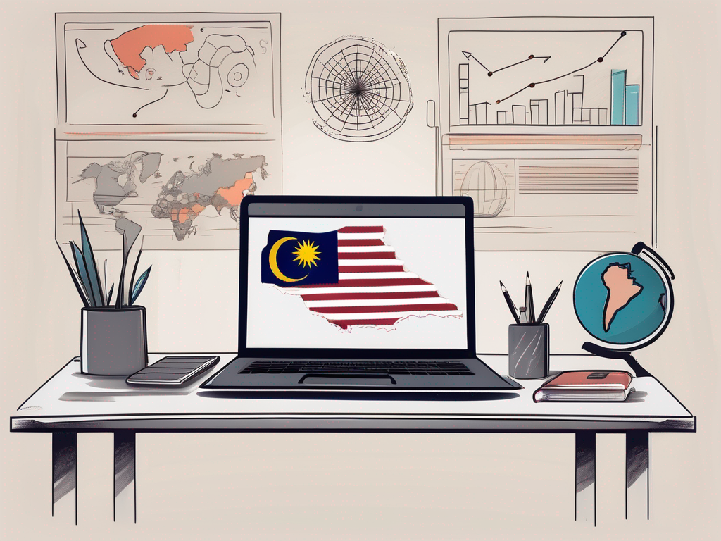 A classroom setting with diverse cultural elements symbolizing different countries