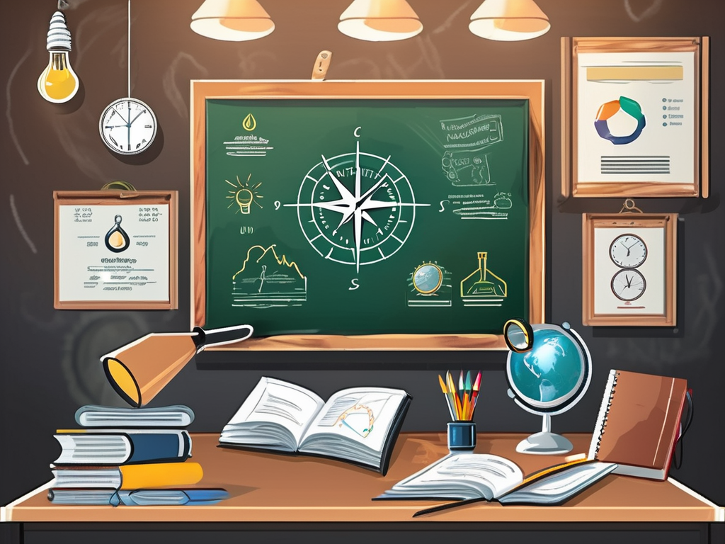 A classroom setting in malaysia with a chalkboard