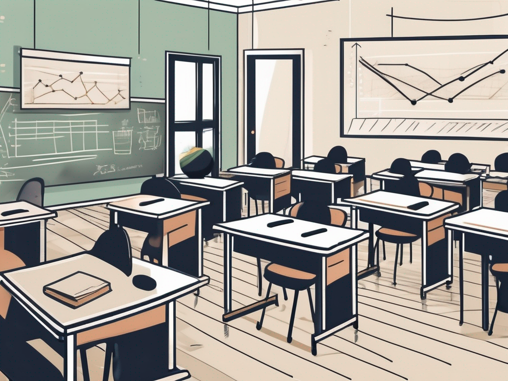 A classroom setting with unevenly distributed resources