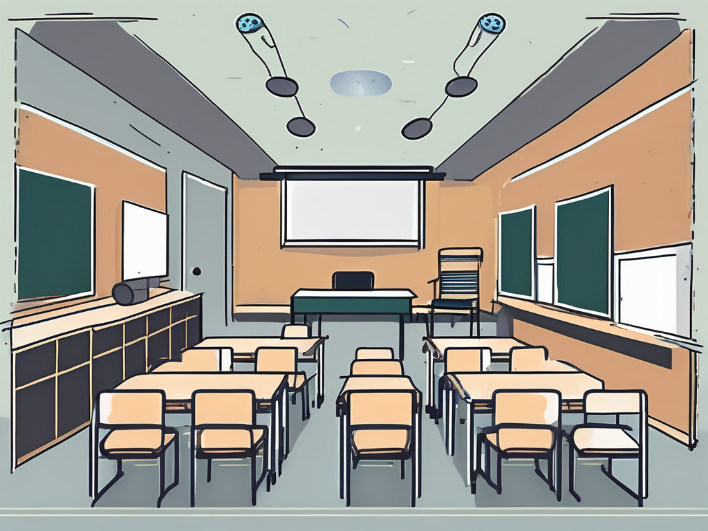 A classroom setting in malaysia