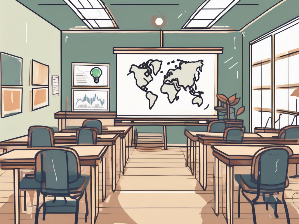 A classroom setting in malaysia