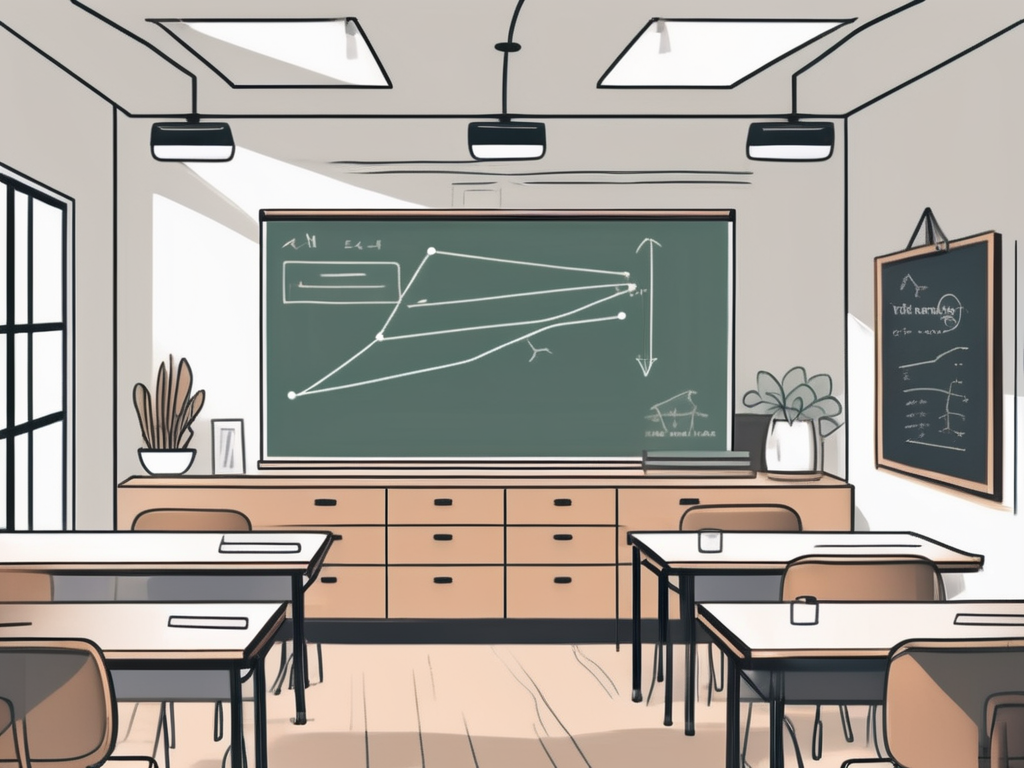 A classroom setting in singapore with teaching materials