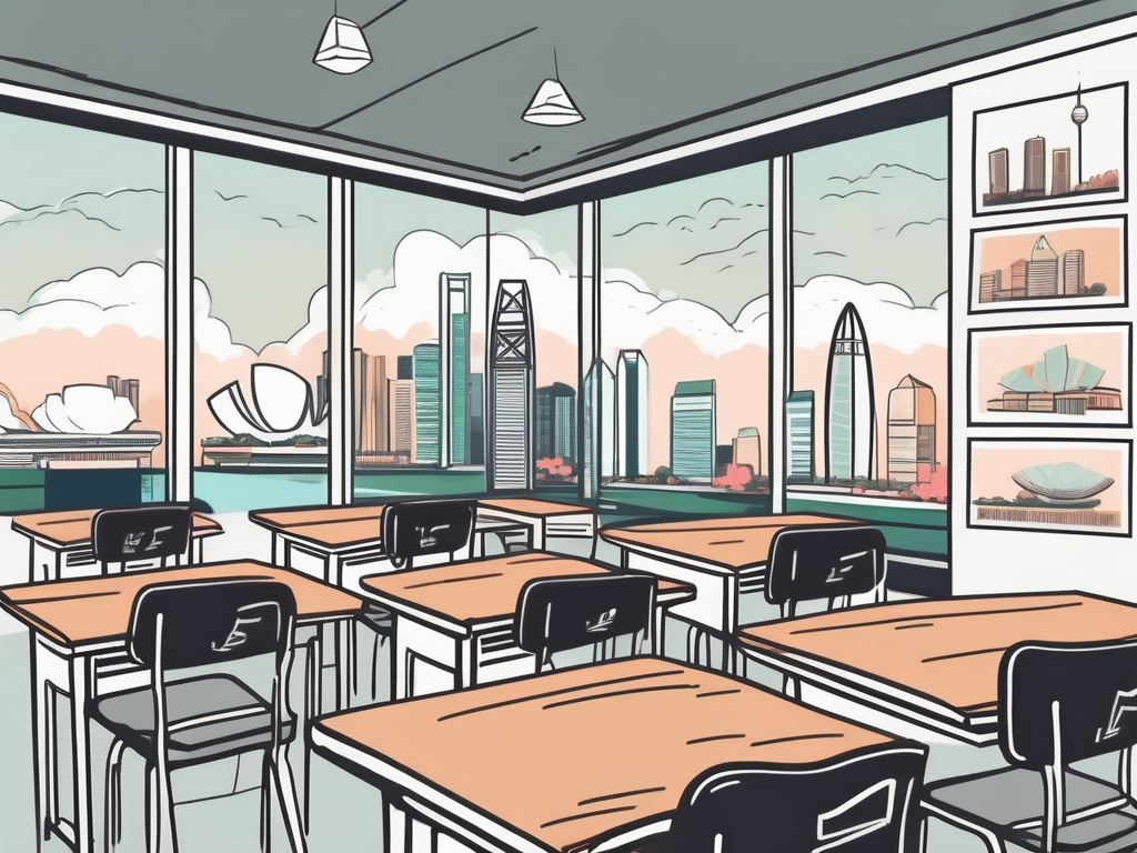 A classroom setting in singapore