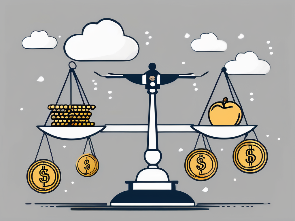 A balanced scale with symbolic icons representing the pros and cons of teaching in singapore with an ipgce
