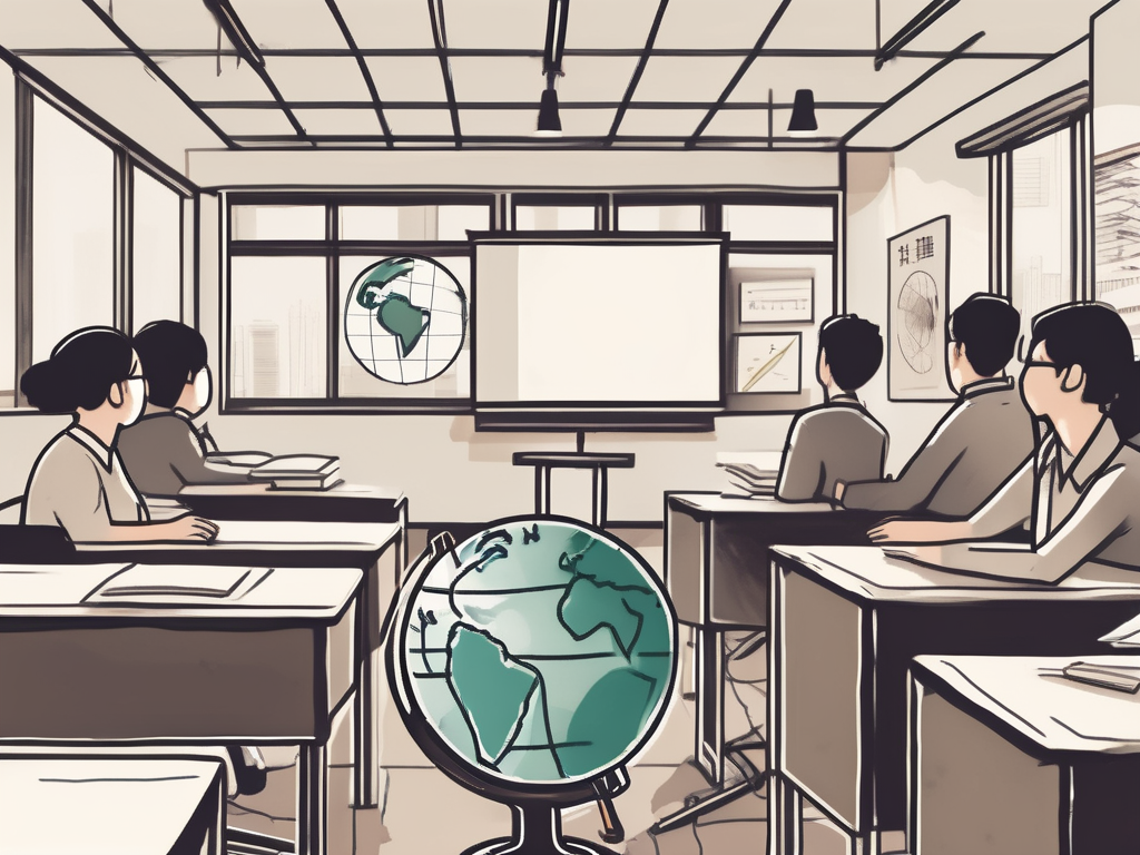 A classroom setting in hong kong with diverse educational tools