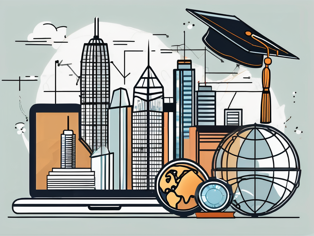 A symbolic representation of hong kong's skyline