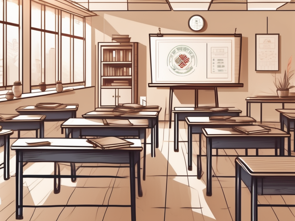 A diverse classroom setting in china