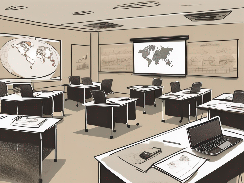 A classroom setting in dubai