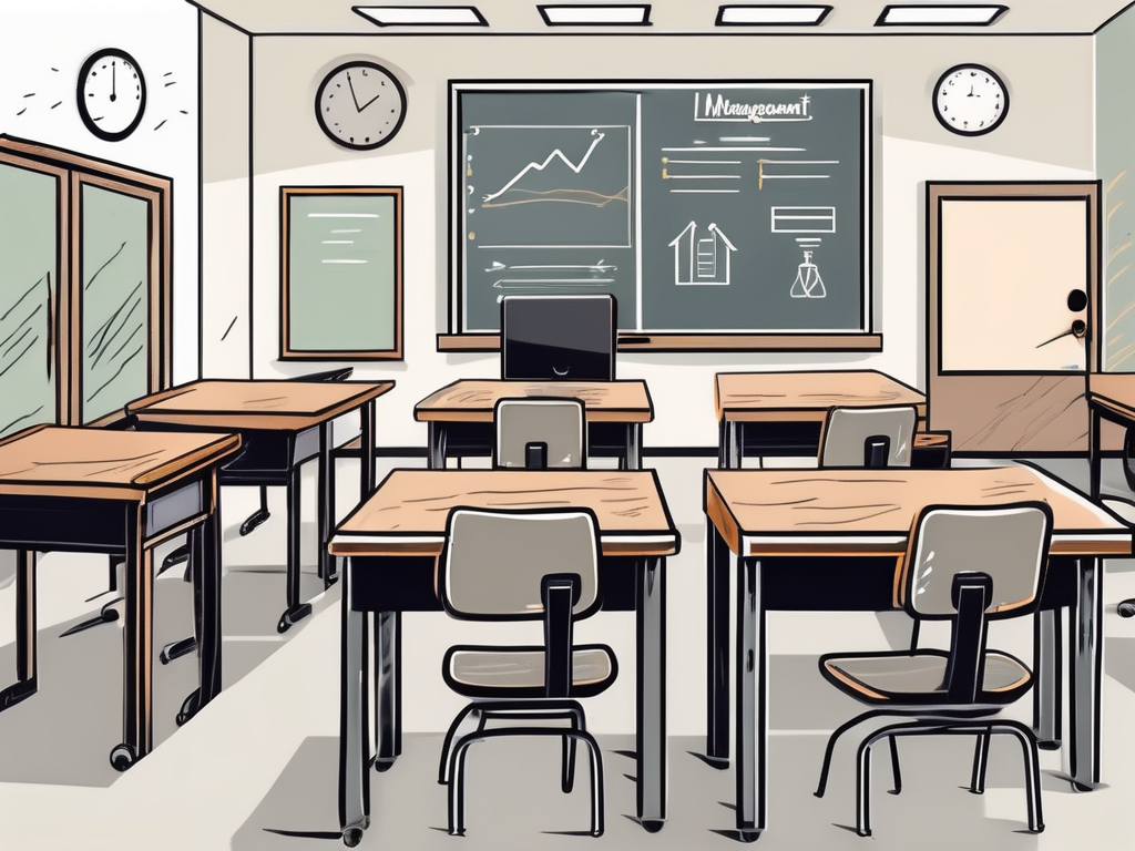 A well-organized classroom setting in dubai