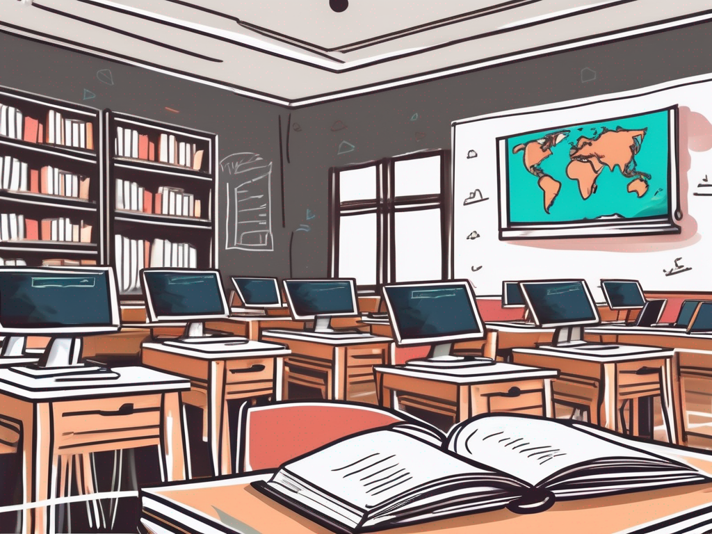 A vibrant classroom setting in dubai