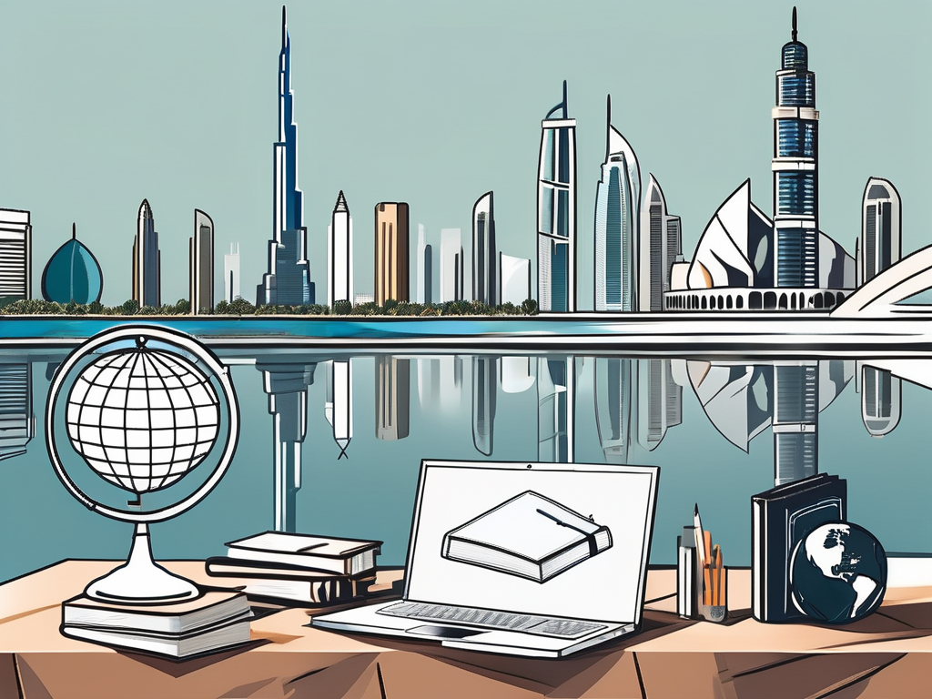 A diverse array of educational tools such as books