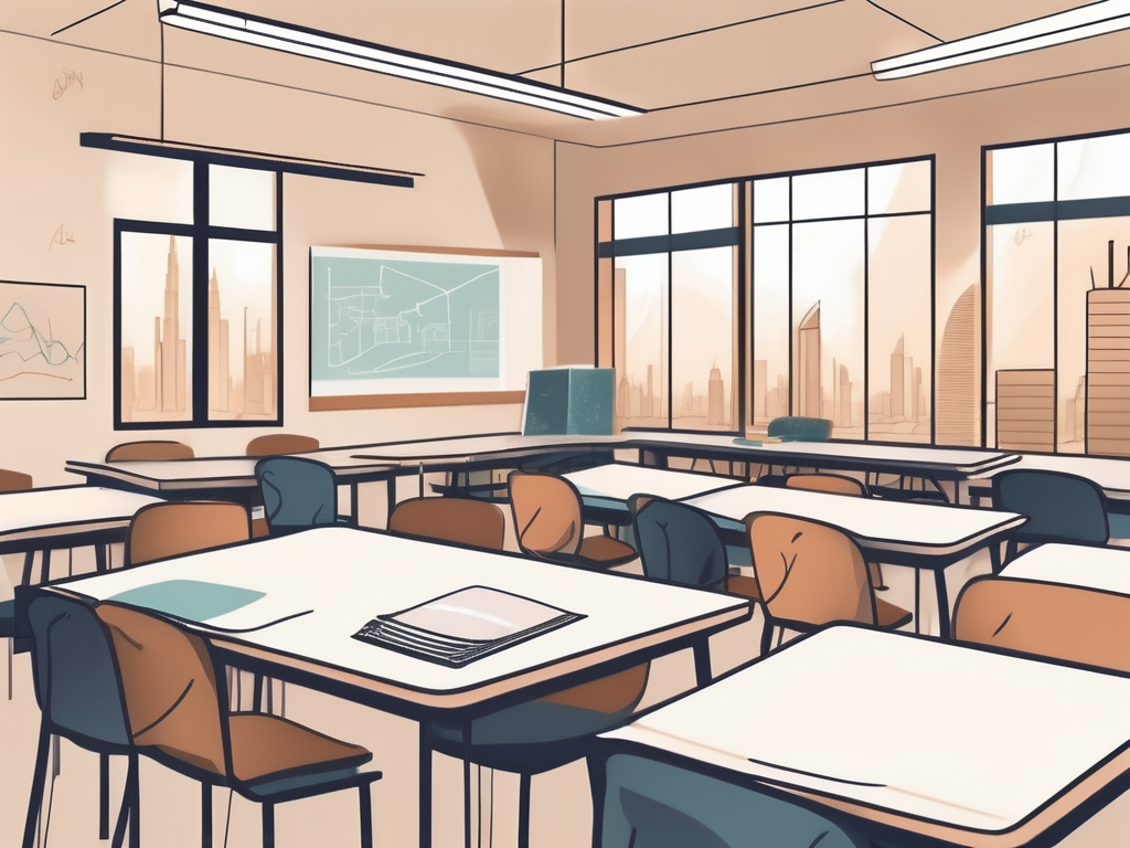 A classroom setting in dubai