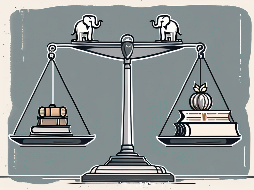 A balanced scale