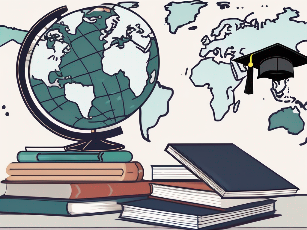 A classroom setting with a chalkboard