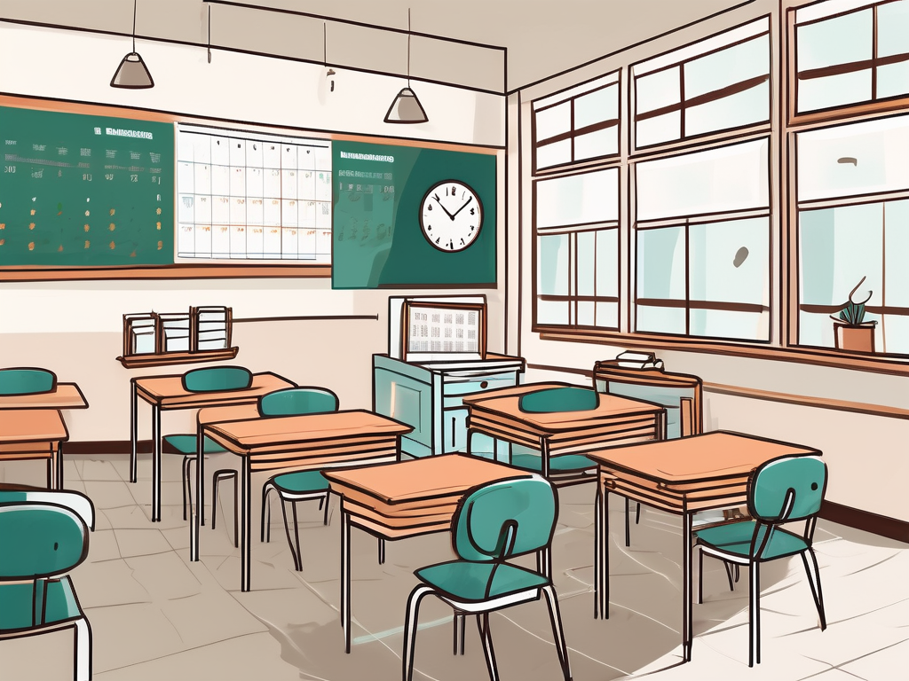 A well-organized vietnamese classroom with different learning stations