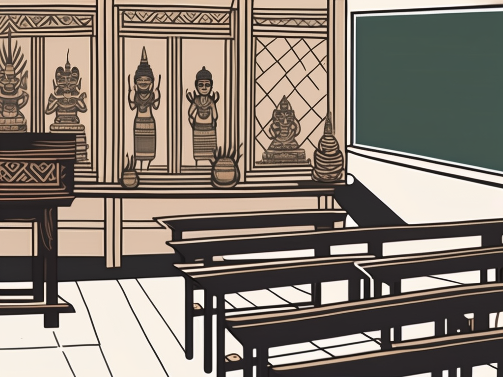 Traditional indonesian arts and humanities symbols