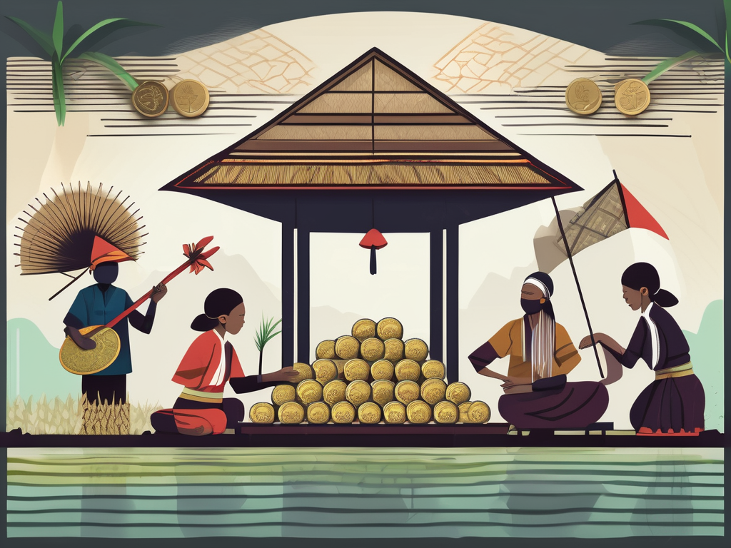 A collection of traditional indonesian items