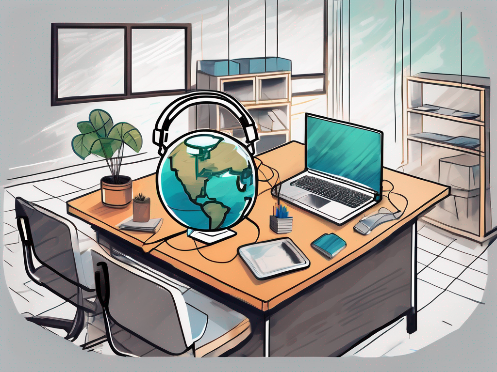 A classroom setting in vietnam with various educational tools and interactive learning elements