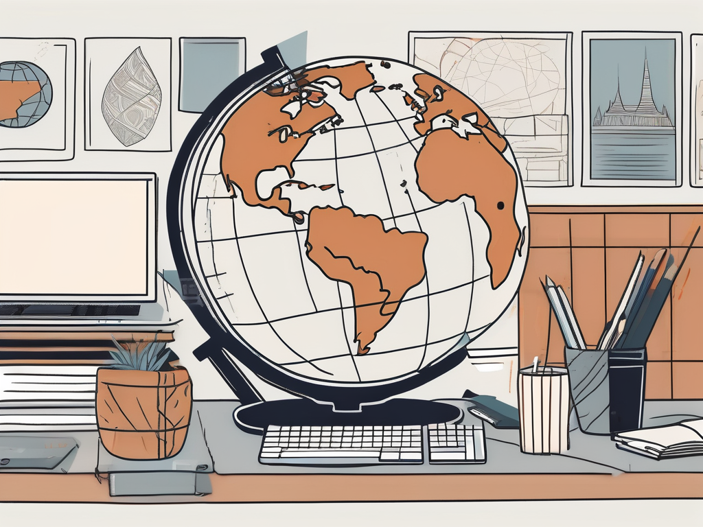 A classroom setting with diverse cultural elements