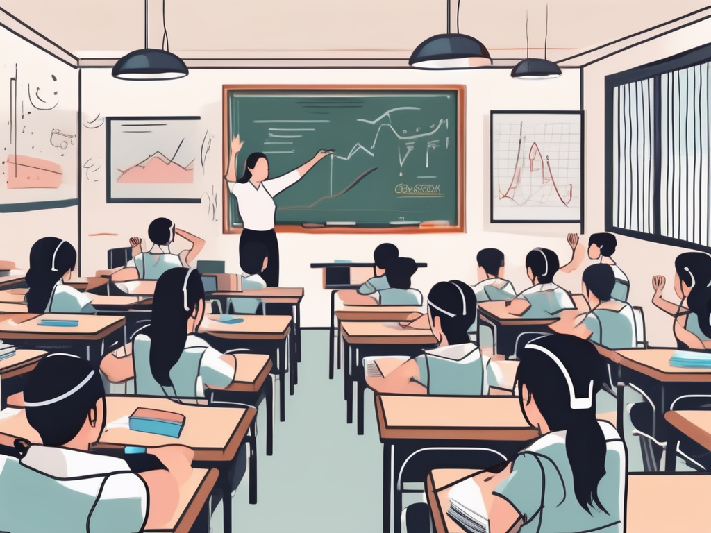 A classroom scene in bangkok