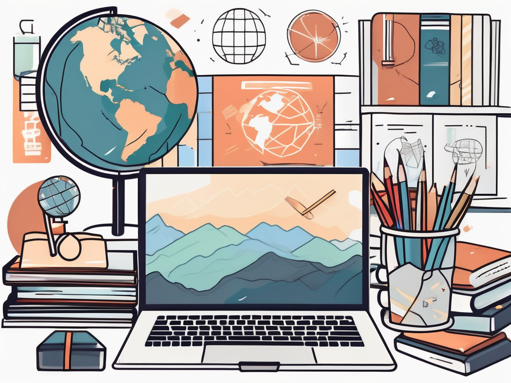 A variety of different educational tools such as books