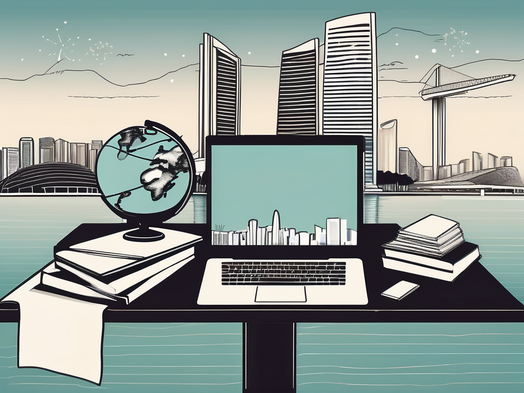 Various educational tools such as a globe