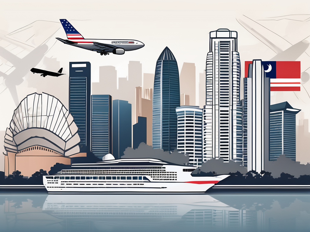 The singapore skyline