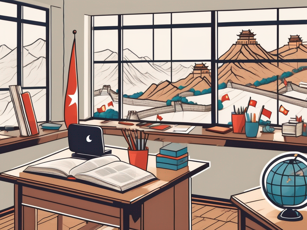 A diverse array of cultural symbols and educational tools