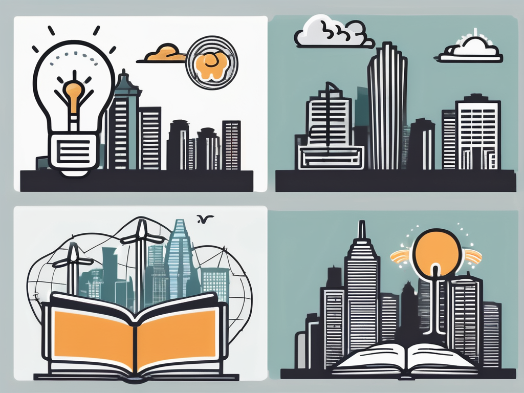 Four symbolic icons representing modern teaching techniques