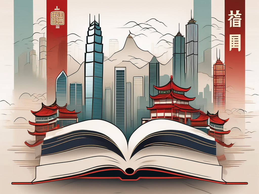 A symbolic representation of hong kong's skyline