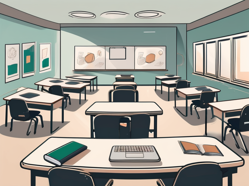 A well-organized classroom in the united arab emirates