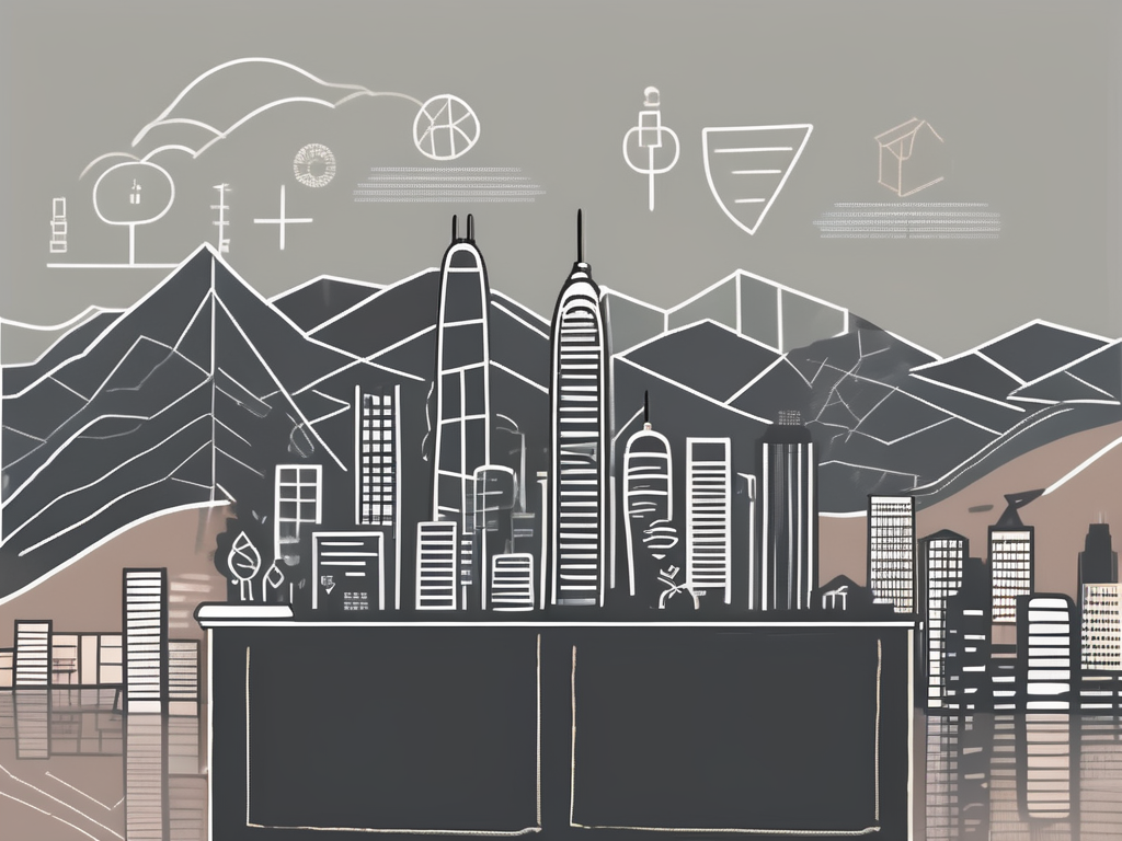 A chalkboard with abstract symbols representing different teaching techniques