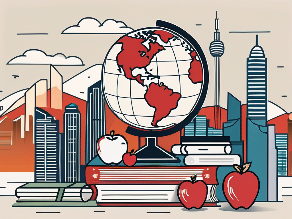 A diverse set of teaching tools like a globe