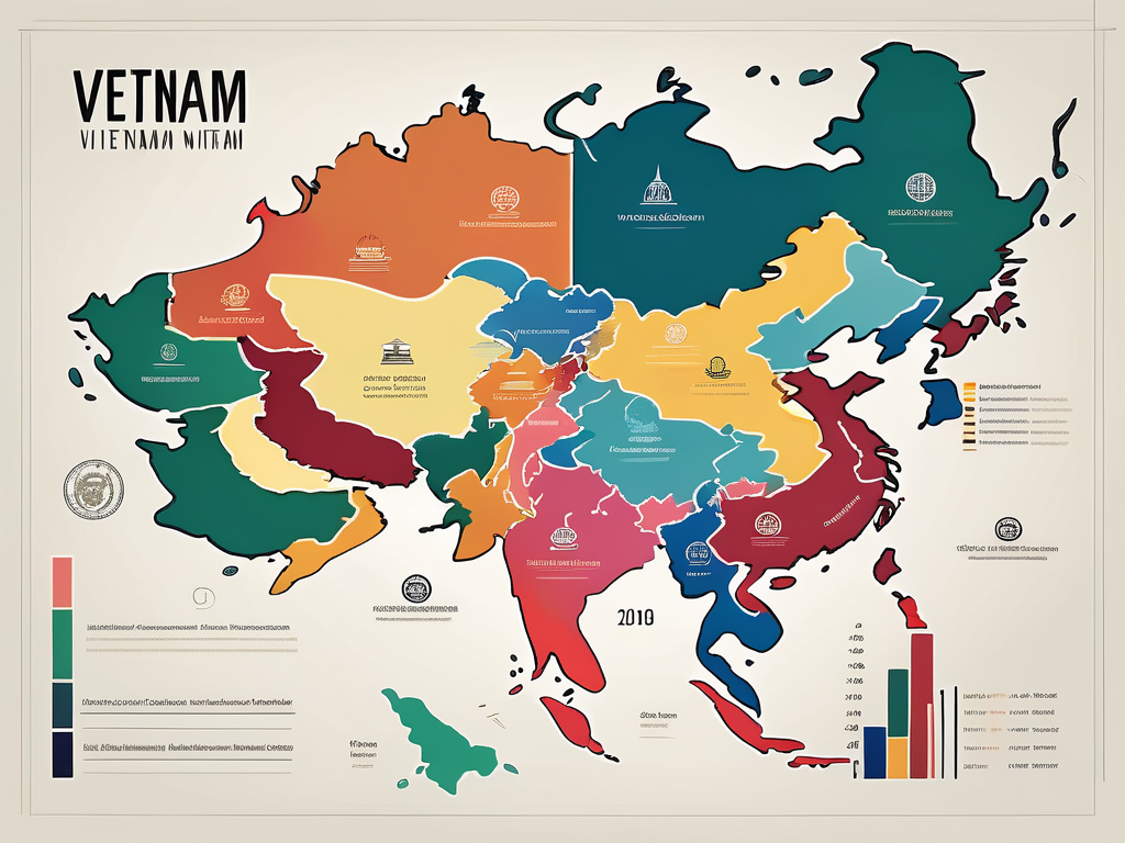 A map of vietnam