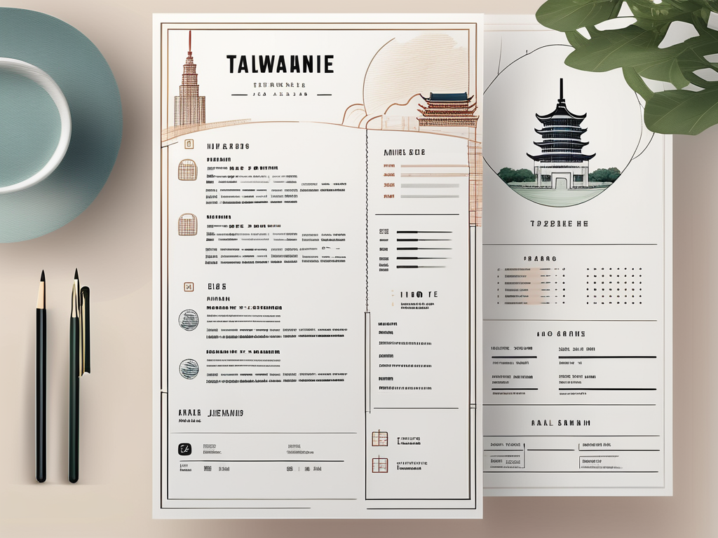 A resume placed on a desk