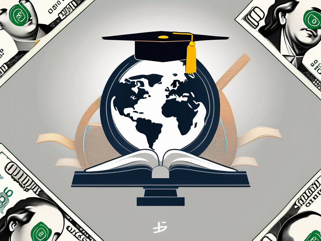 A variety of teaching tools such as a globe