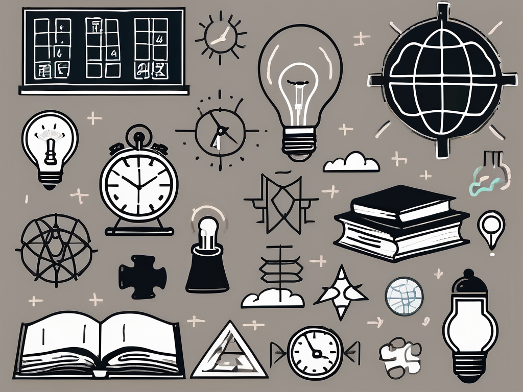 A classroom setting in china with various teaching tools like a chalkboard