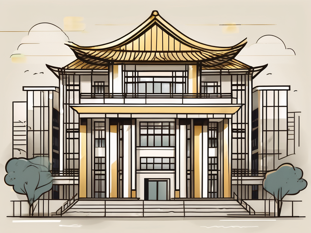 A variety of international school buildings in china