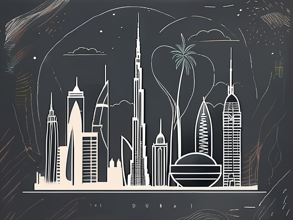 The dubai skyline