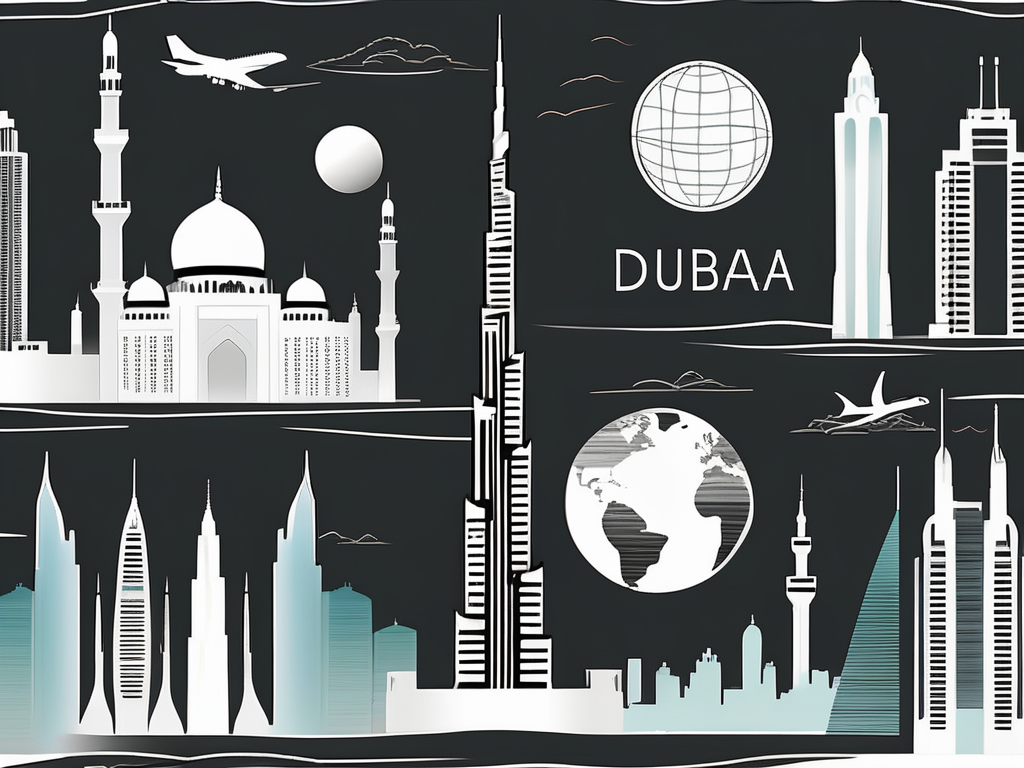 The iconic skyline of dubai
