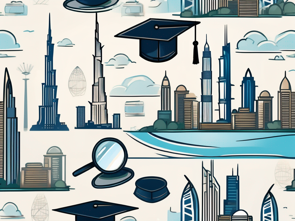 A diverse collection of educational tools such as books